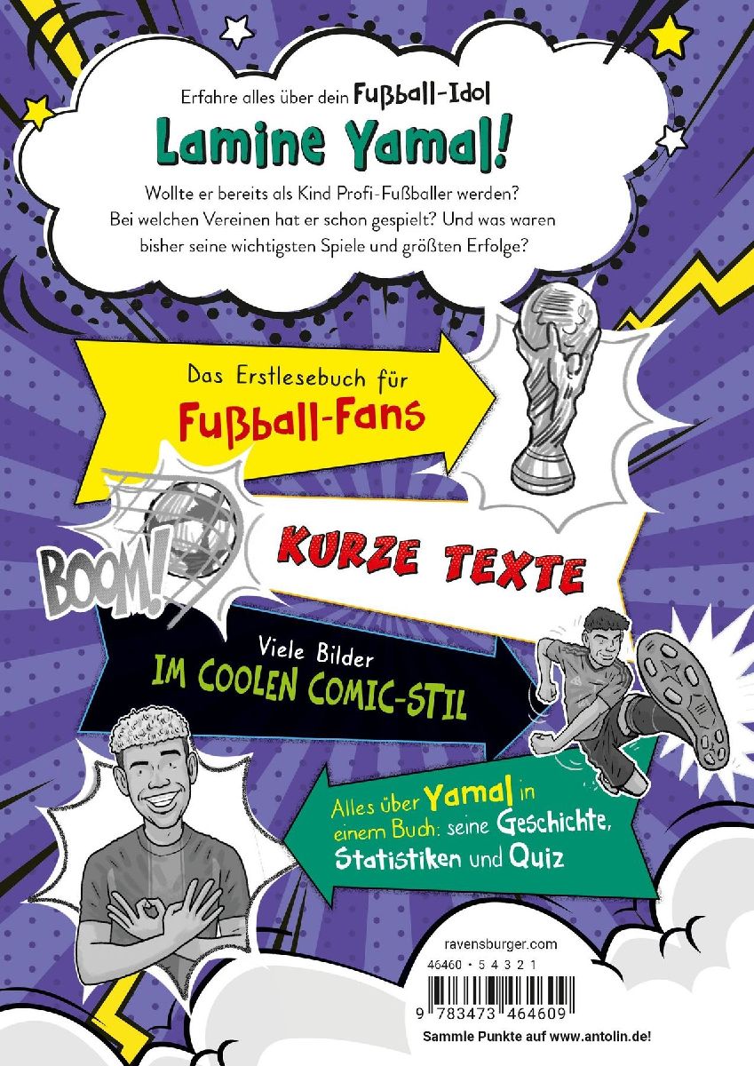Produktbild: Fußball-Stars - Alles über Yamal. Vom Fußball-Talent zum Megastar