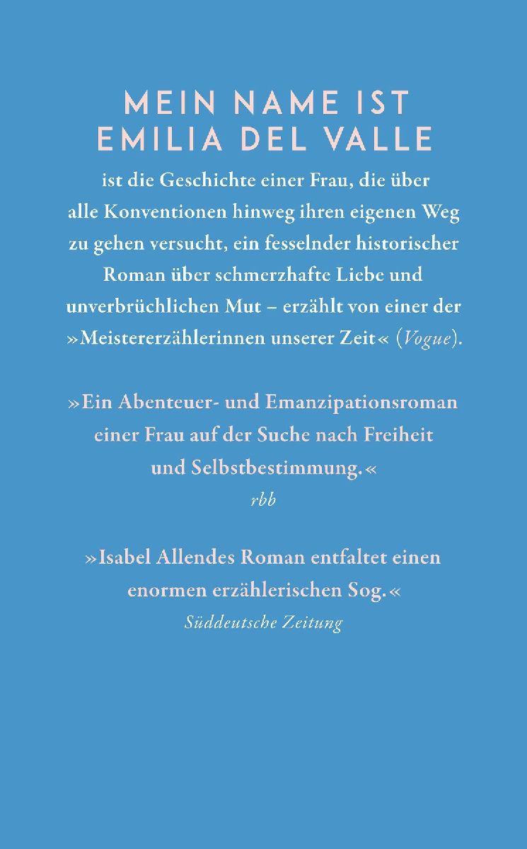 Produktbild: Mein Name ist Emilia del Valle