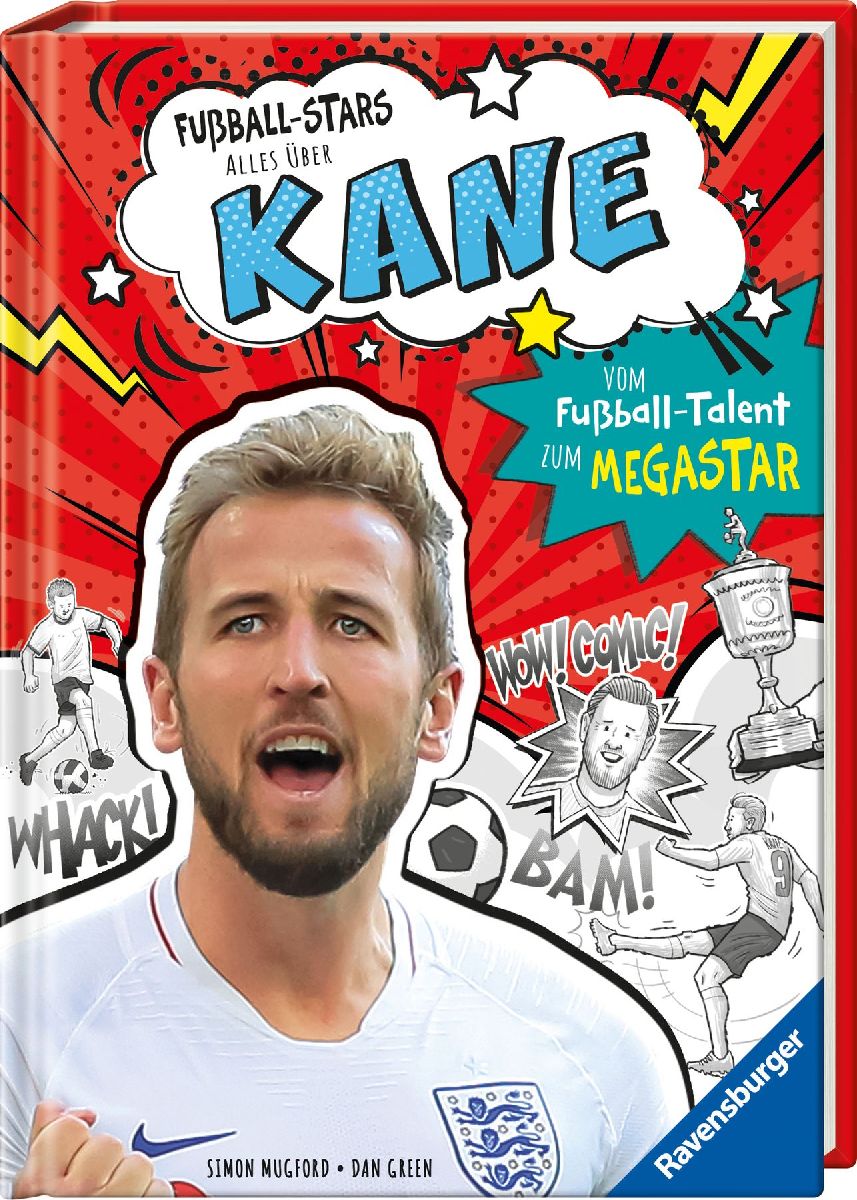 Produktbild: Fußball-Stars - Alles über Kane. Vom Fußball-Talent zum Megastar