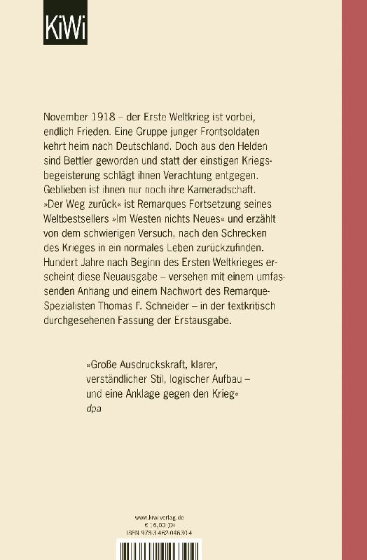Produktbild: Der Weg zurück
