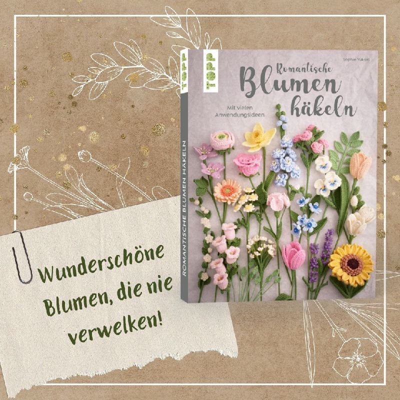 Produktbild: Romantische Blumen häkeln
