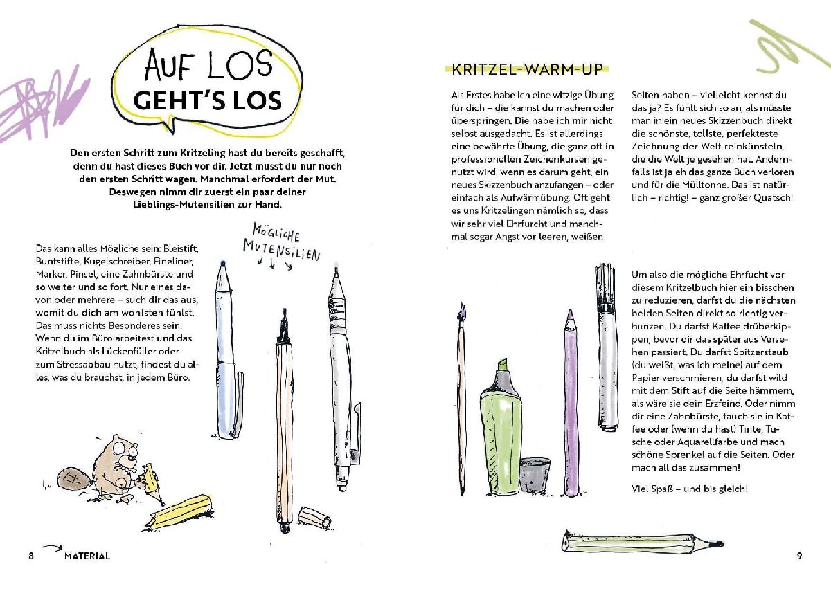 Produktbild: Mein (un)perfektes Kritzelbuch
