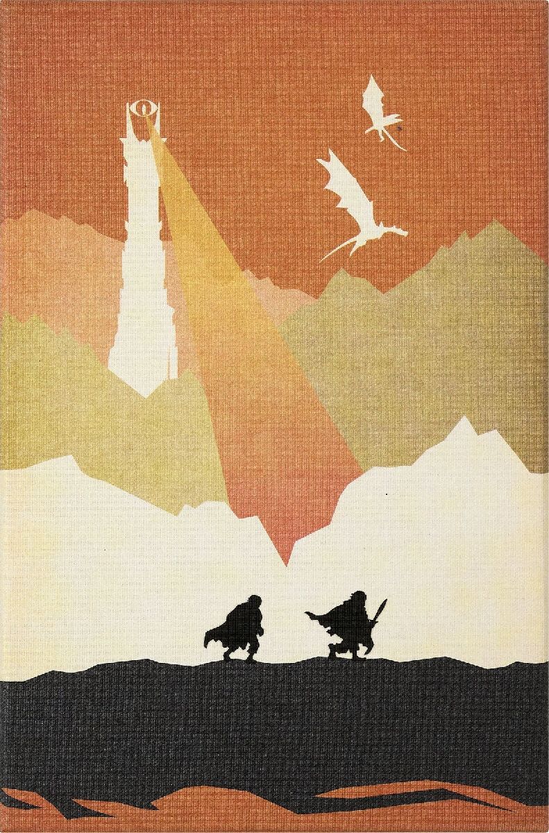 Produktbild: Moleskine Der Herr der Ringe Notizbuch Frodo Sam limitierte Ausgabe, L/A5, liniert, fester Einband, mit Box