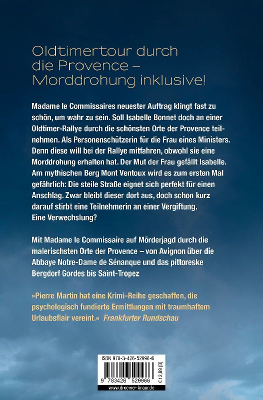 Produktbild: Madame le Commissaire und die tödliche Rallye