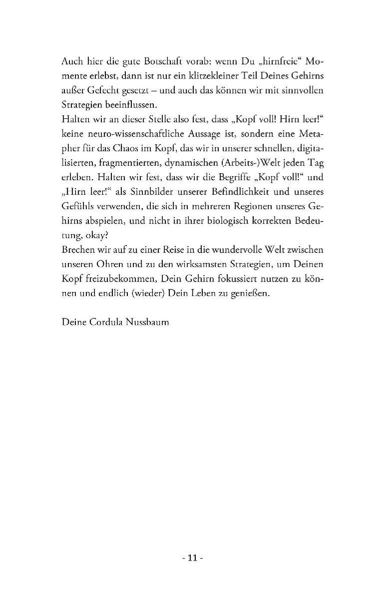 Produktbild: Kopf voll, Hirn leer