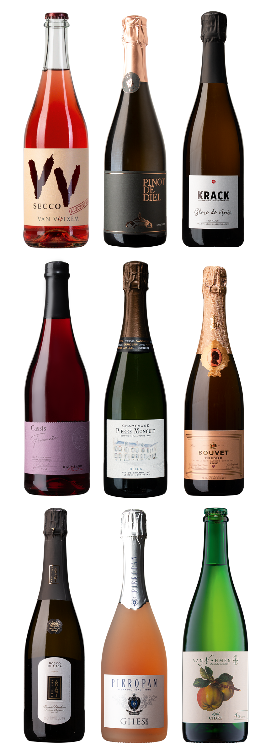 Wein-Probierpaket Prickelnd gut