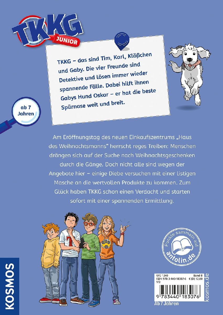 Produktbild: TKKG Junior, 8, Geschenke in Gefahr