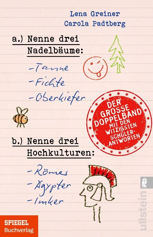 Produktbild: Nenne drei Nadelbäume: Tanne, Fichte, Oberkiefer & Nenne drei Hochkulturen: Römer, Ägypter, Imker