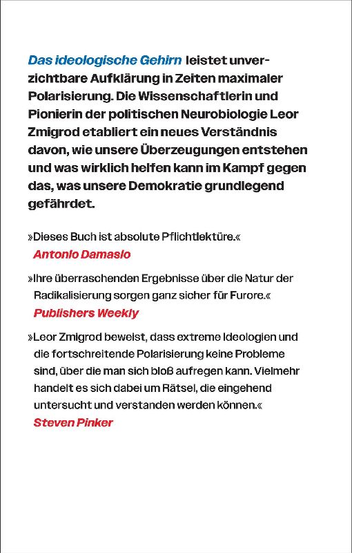 Produktbild: Das ideologische Gehirn