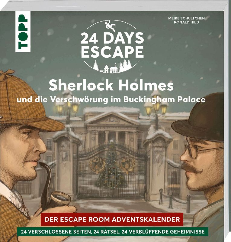 Produktbild: 24 DAYS ESCAPE - Der Escape Room Adventskalender: Sherlock Holmes und die Verschwörung im Buckingham Palace