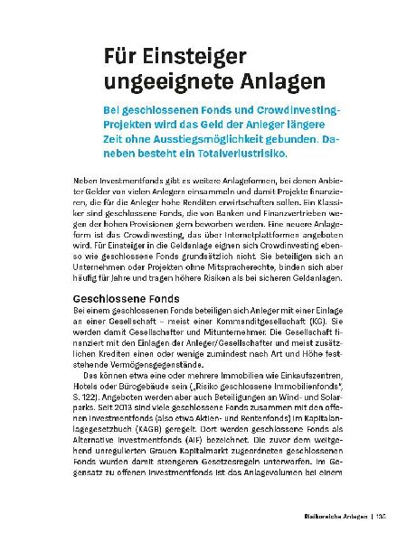 Produktbild: Geldanlage für Anfänger