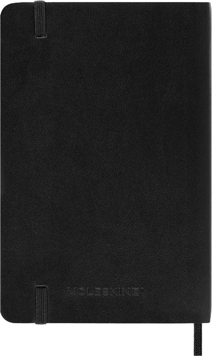 Produktbild: Moleskine 12 Monate Wochen Notizkalender Deutsch 2027, Pocket/A6, 1 Wo = 1 Seite, rechts linierte Seite, Weicher Einband, Schwarz