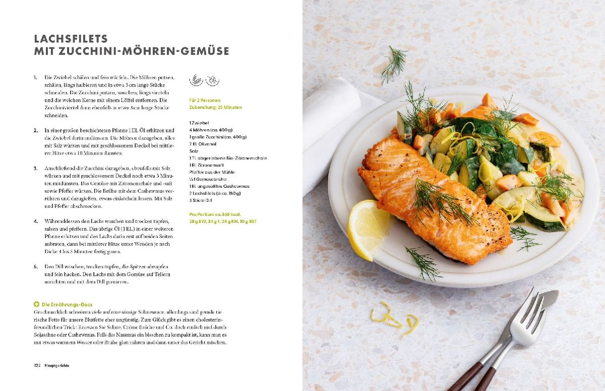 Produktbild: Die Ernährungs-Docs - Cholesterin senken - Unsere 100 besten Rezepte