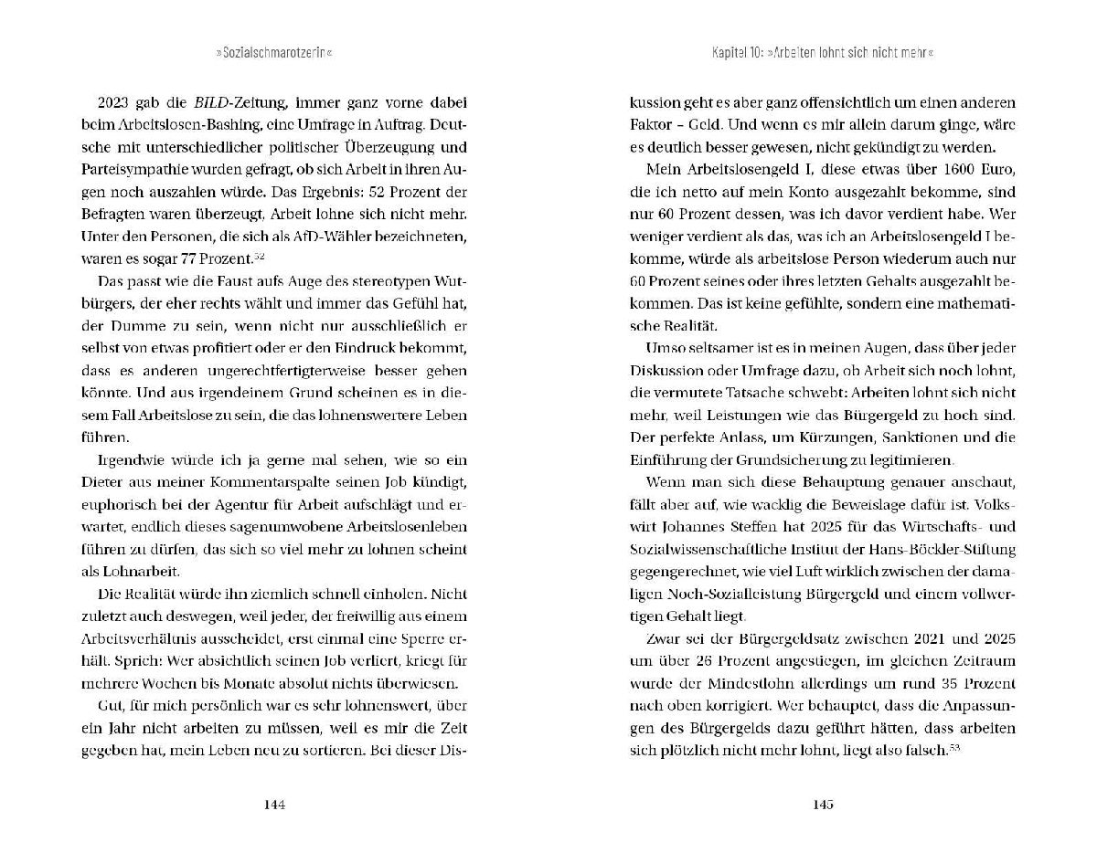 Produktbild: 'Sozialschmarotzerin'
