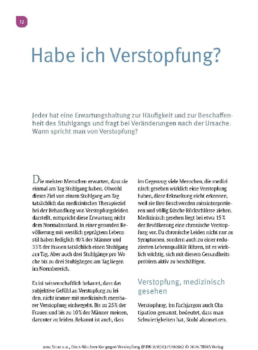 Produktbild: Die 4-Wochen-Kur gegen Verstopfung