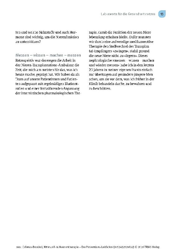 Produktbild: Nährstoff- & Hormontherapie - Der Präventions-Leitfaden