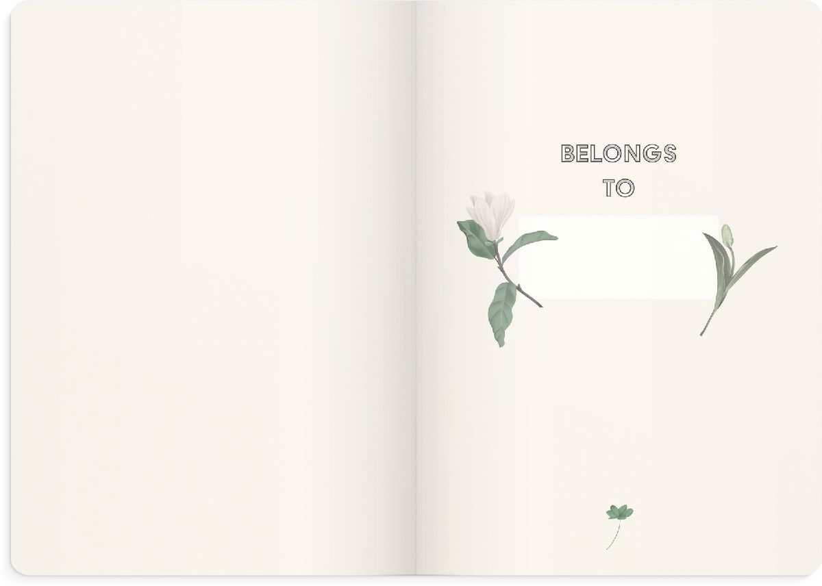 Produktbild: Burde Notizbuch Deluxe A5 Floral
