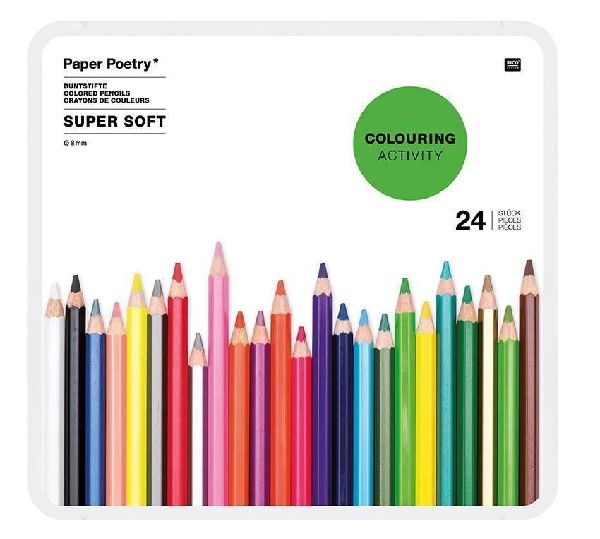 Produktbild: Buntstifte SOFT im Metalletui 24 Stück