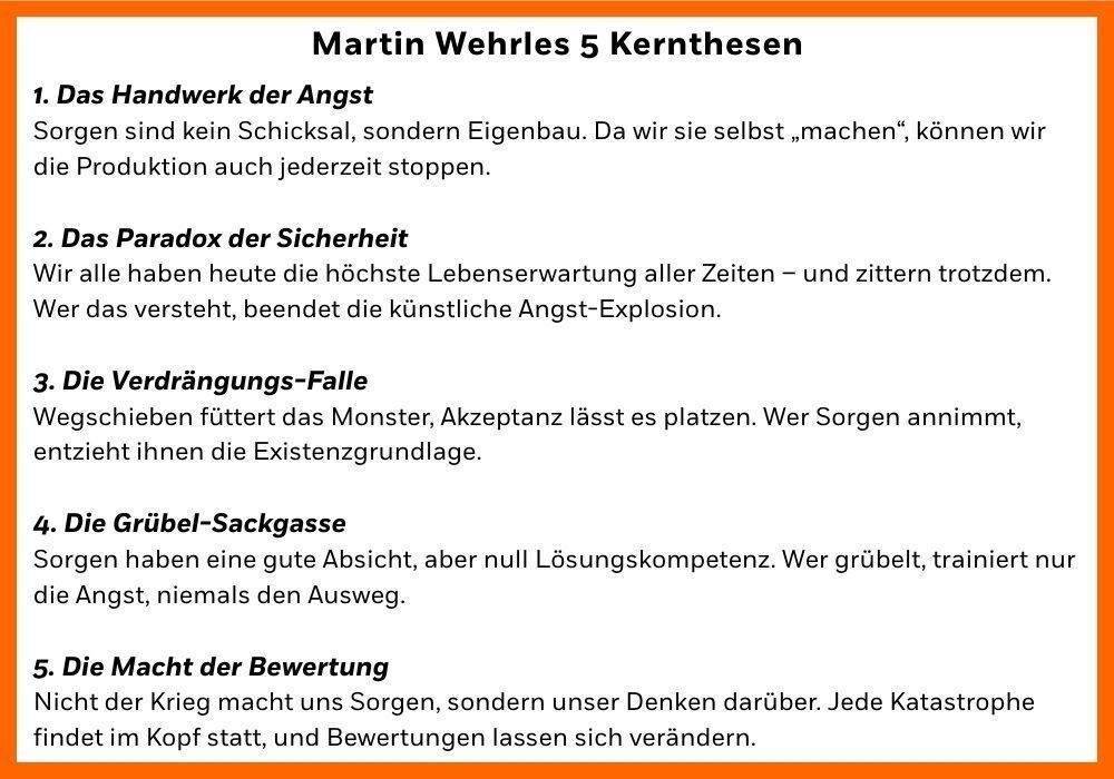 Produktbild: Wer wärst du ohne deine Sorgen?