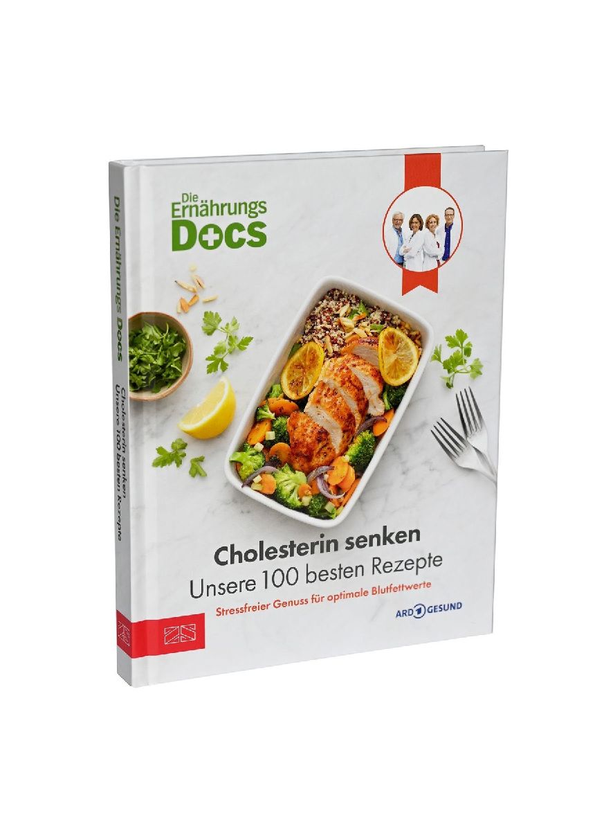 Produktbild: Die Ernährungs-Docs - Cholesterin senken - Unsere 100 besten Rezepte