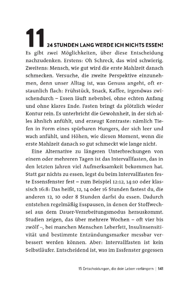 Produktbild: 15 Entscheidungen, die dein Leben verlängern