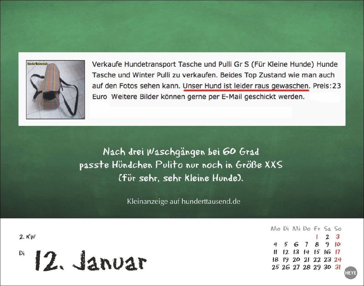 Produktbild: Bastian Sick Tagesabreißkalender 2027