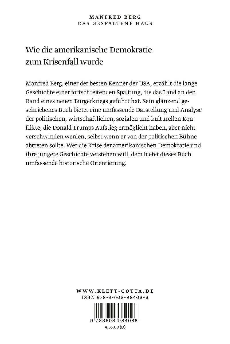 Produktbild: Das gespaltene Haus