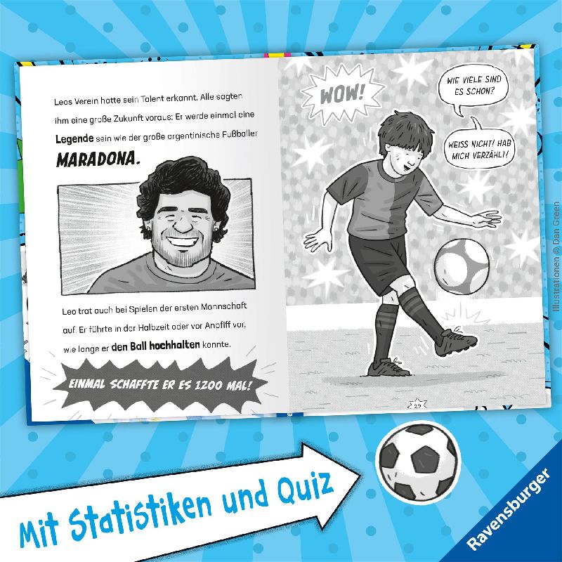 Produktbild: Fußball-Stars - Alles über Messi. Vom Fußball-Talent zum Megastar