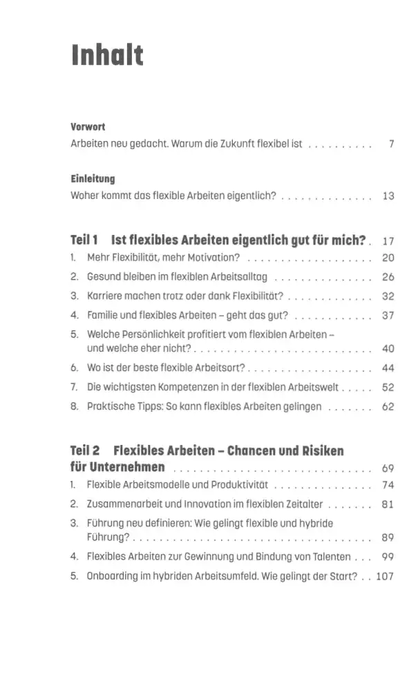 Inhaltsverzeichnis Seite 1 schluss mit dem buero oder doch nicht