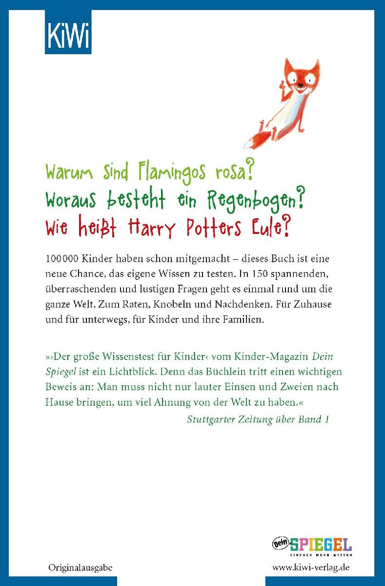 Produktbild: Der neue große Wissenstest für Kinder