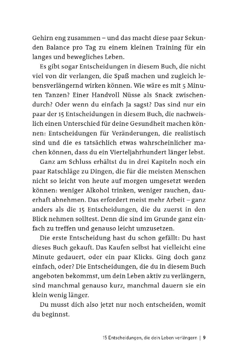 Produktbild: 15 Entscheidungen, die dein Leben verlängern