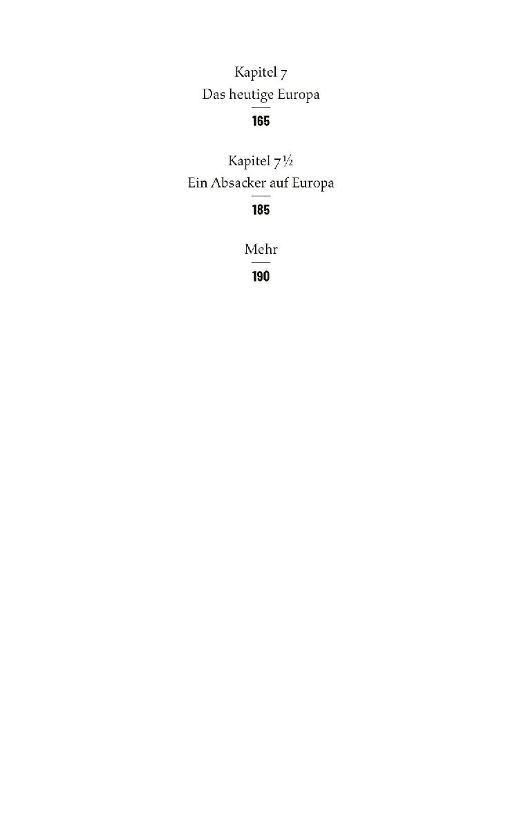 Produktbild: Europa in 7 1/2 Kapiteln