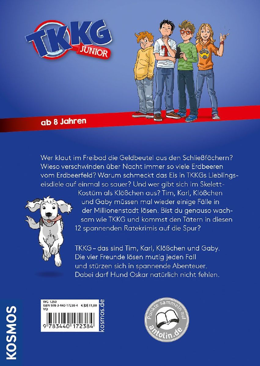 Produktbild: TKKG Junior, Kein Hitzefrei für Detektive - 12 spannende Ratekrimis