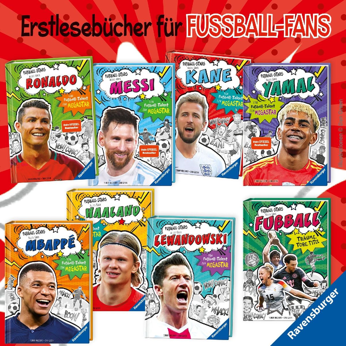 Produktbild: Fußball-Stars - Alles über Kane. Vom Fußball-Talent zum Megastar