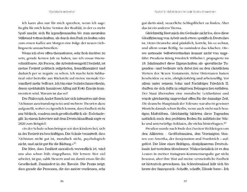 Produktbild: 'Sozialschmarotzerin'