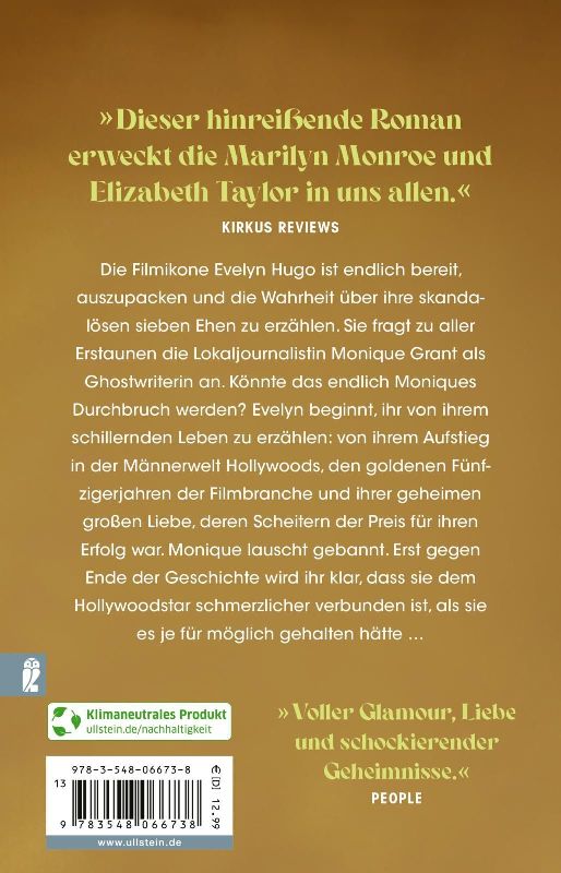 Produktbild: Die sieben Männer der Evelyn Hugo