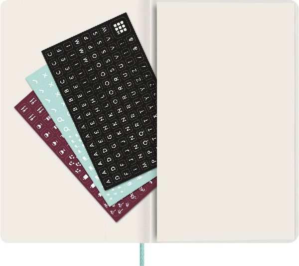 Produktbild: Moleskine 12 Monate Precious & Ethical Wochen Notizkalender 2026, L/A5, liniert, weicher Einband, Mamba Hellgrün, mit Box