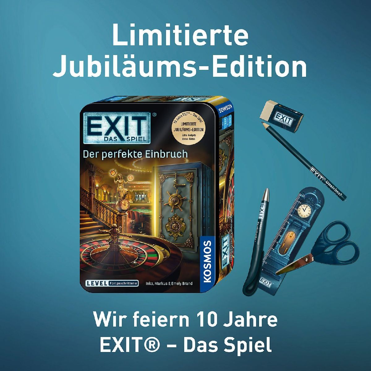 Produktbild: EXIT® - Das Spiel: Der perfekte Einbruch (Jubiläums-Edition)