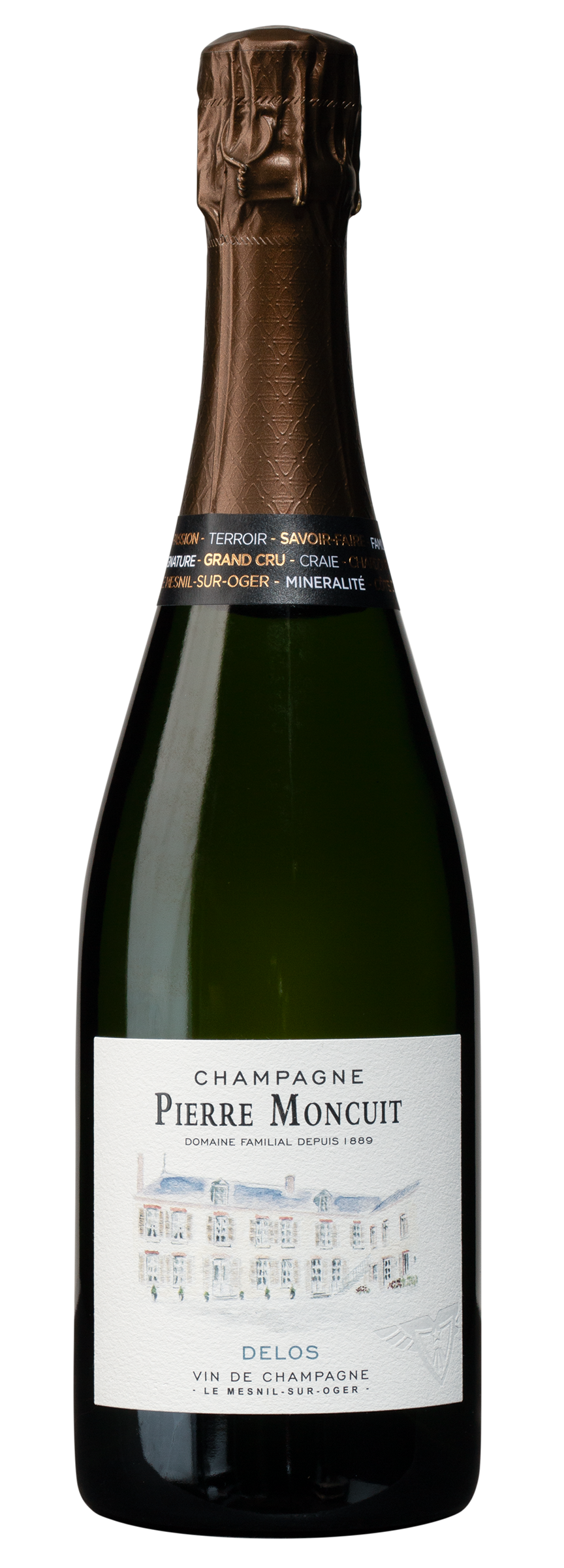 Pierre Moncuit – „Delos“ Grand Cru Blanc de Blancs Brut