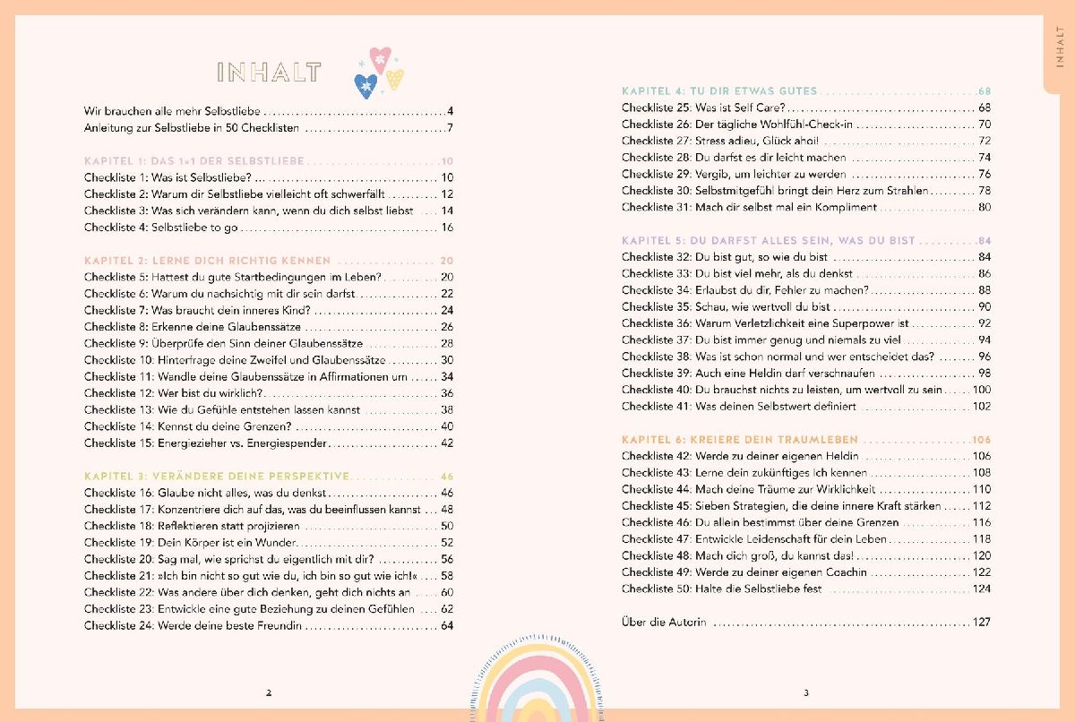 Produktbild: Selbstliebe in 50 Checklisten