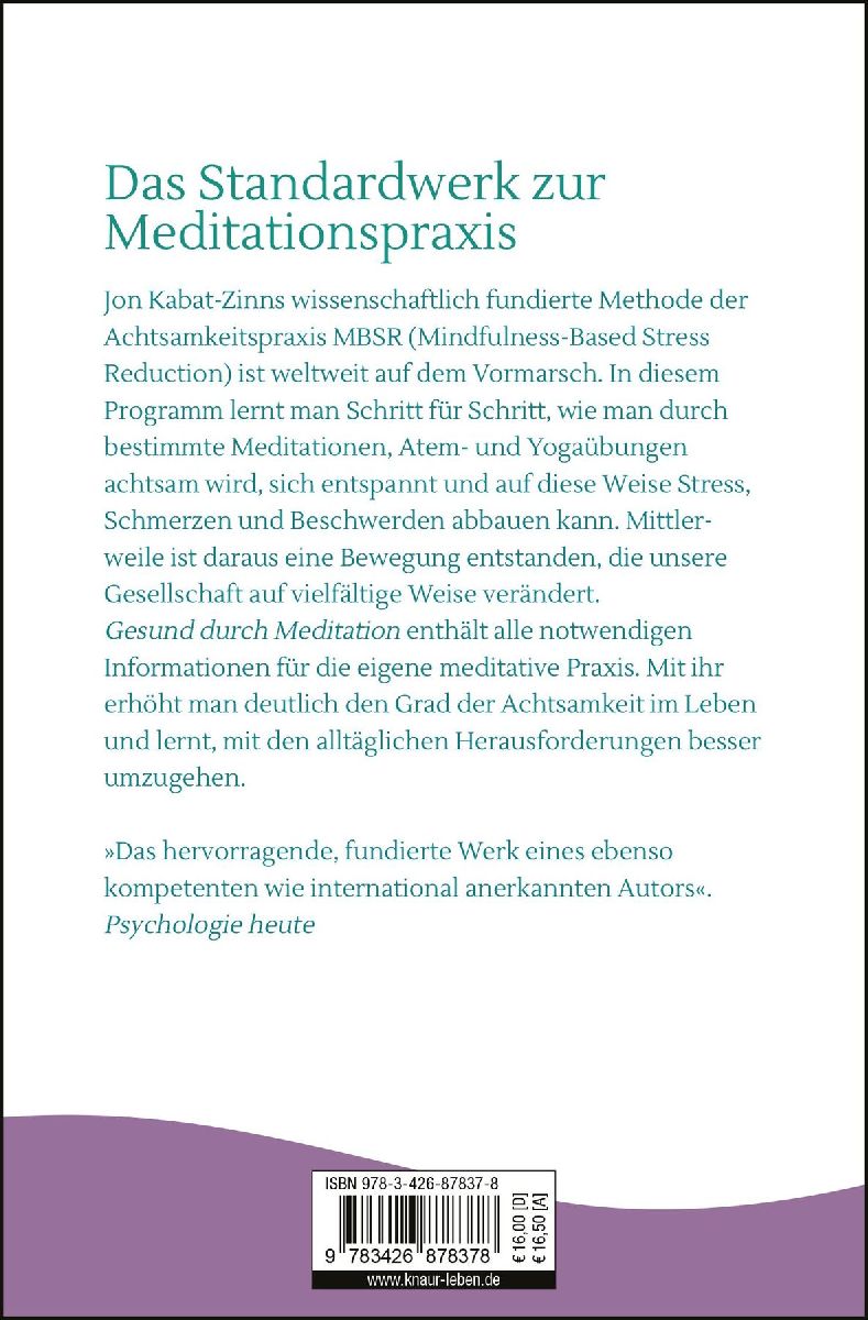 Produktbild: Gesund durch Meditation