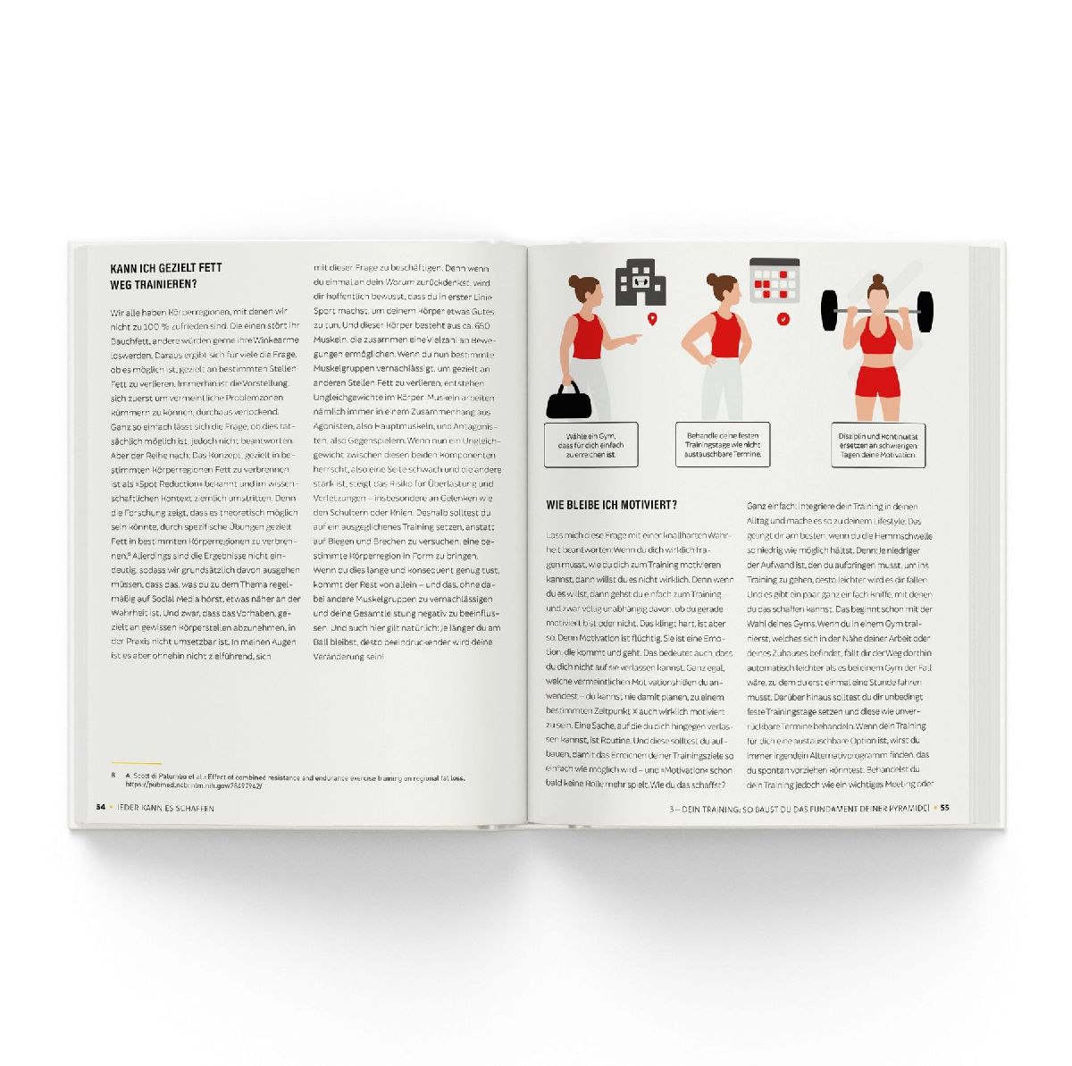 Produktbild: Jeder kann es schaffen - Schritt für Schritt zu mehr Kraft, Selbstvertrauen & Lebensfreude, Spiegelbestseller Fitness Buch mit Trainingsplänen, gesunden Rezepten, Abnehmen, Muskelaufbau, Motivation & Mindset für Frauen & Männer