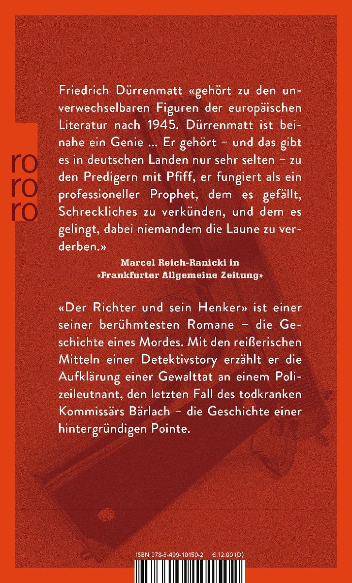 Produktbild: Der Richter und sein Henker