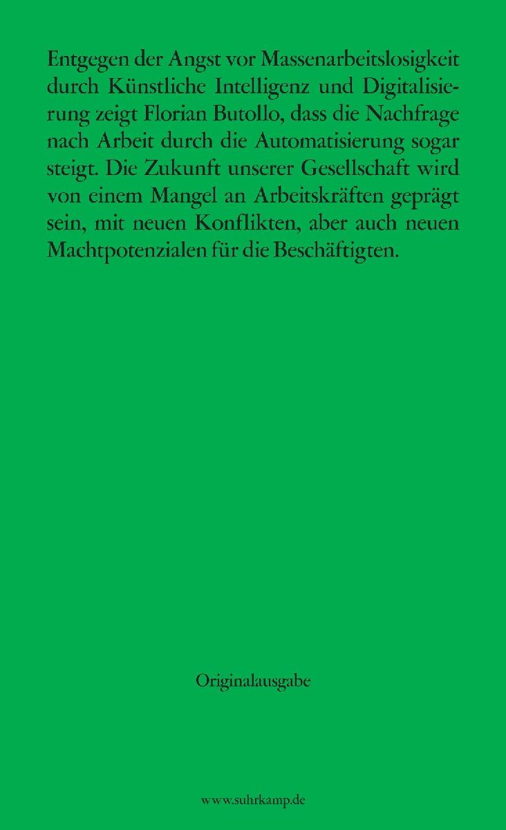 Produktbild: Das knappe Gut Arbeit