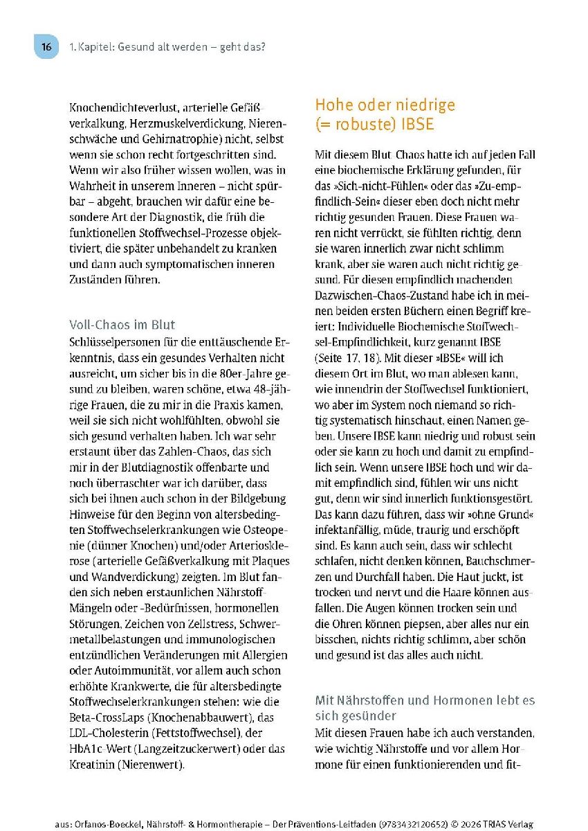 Produktbild: Nährstoff- & Hormontherapie - Der Präventions-Leitfaden