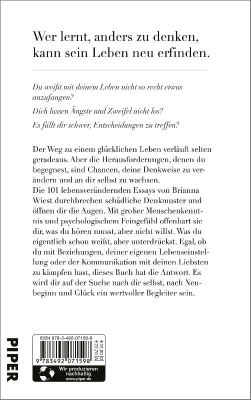 Produktbild: 101 Essays, die dein Leben verändern werden