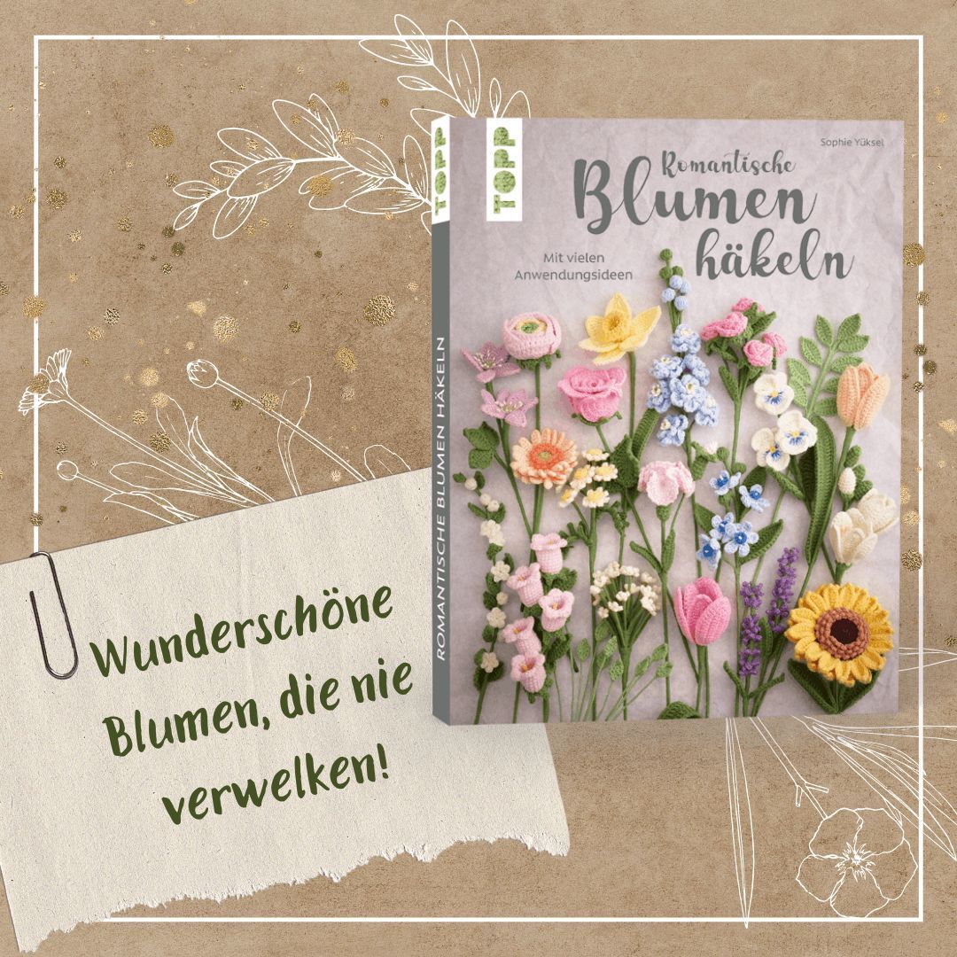 Produktbild: Romantische Blumen häkeln