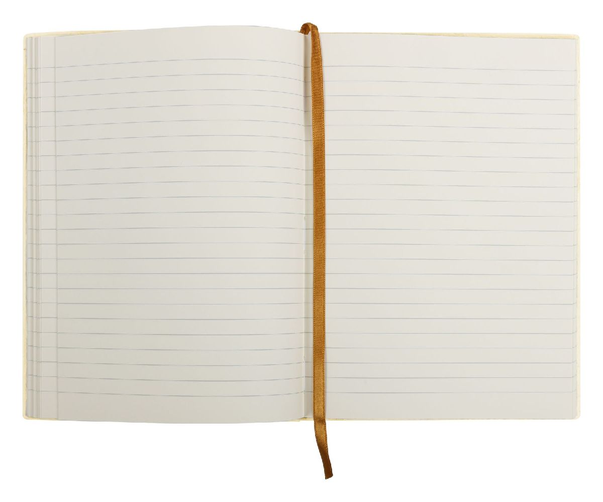 Produktbild: Flying Spirit, Notizbuch A5 mit Fadenbindung und Vintage-Ledereinband, beige, 90 Blatt 90g liniert
