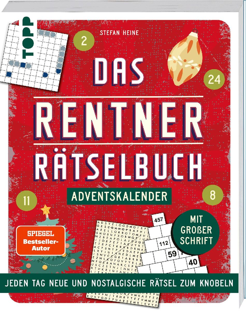 Produktbild: Das Rentner-Rätselbuch - Adventskalender