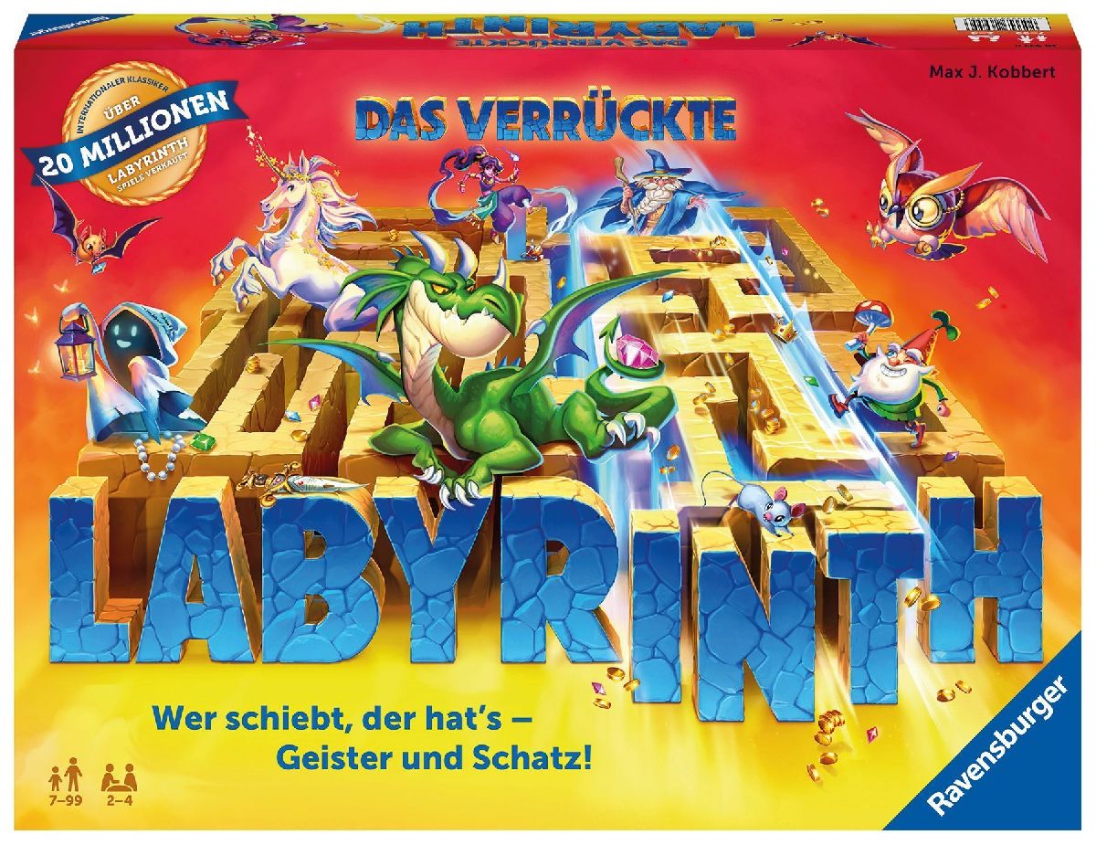 Produktbild: Ravensburger 26955 Das verrückte Labyrinth - Spieleklassiker für 2 - 4 Personen ab 7 Jahren
